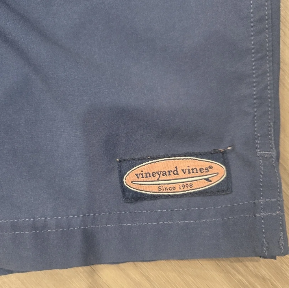 Men’s Vineyard Vines Performance Board Shorts Blue Size 35 Blue